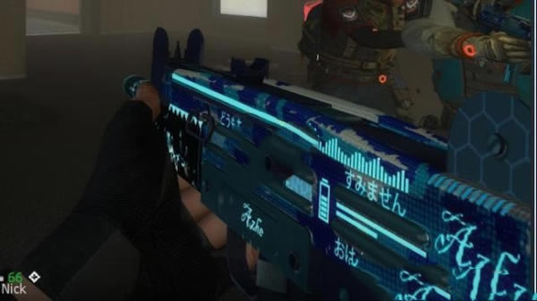 求生之路2蓝色夜光Uzi武器MOD下载截图