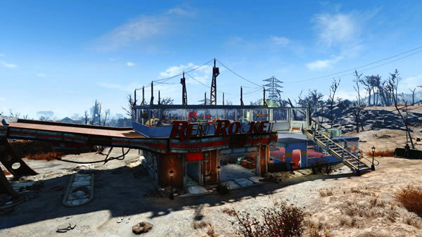 辐射4红火箭据点MOD_辐射4度假山庄红火箭据点MOD 绿色版-开心电玩