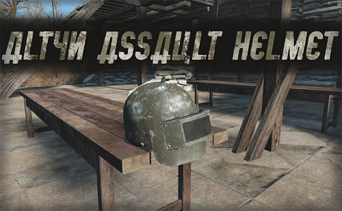 辐射4冲锋头盔MOD_辐射4阿尔金三级冲锋头盔MOD 绿色版-开心电玩