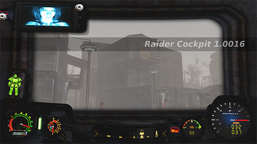 辐射4HUD界面MOD_辐射4斯巴达驾驶舱HUD界面MOD v1.0016 绿色版-开心电玩