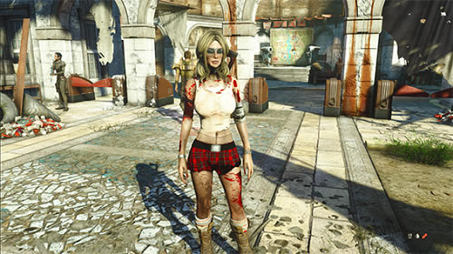 辐射4污渍MOD_辐射4身体衣服产生污渍MOD 绿色版-开心电玩