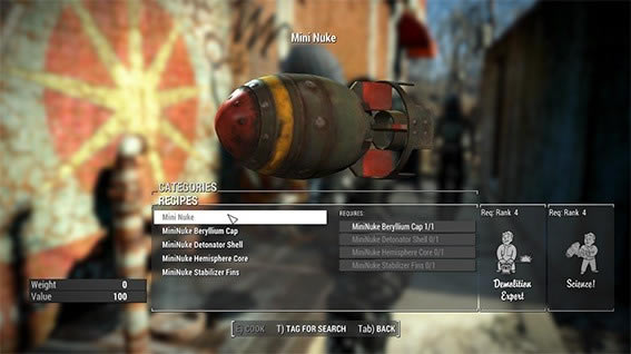 辐射4武器MOD_辐射4迷你核弹武器MOD 绿色版-开心电玩