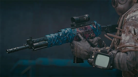 辐射4Ak5C突击步枪MOD_辐射4高材质瑞典Ak5C突击步枪MOD 绿色版-开心电玩