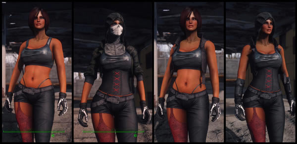 辐射4风格外套mod_辐射4女士后核时代风格外套mod 绿色版-开心电玩