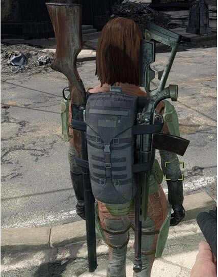 辐射4武器背包MOD_辐射4带各种武器的背包MOD 绿色版-开心电玩
