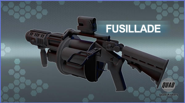 辐射4发射器_辐射4Fusillade多发榴弹发射器 绿色版-开心电玩