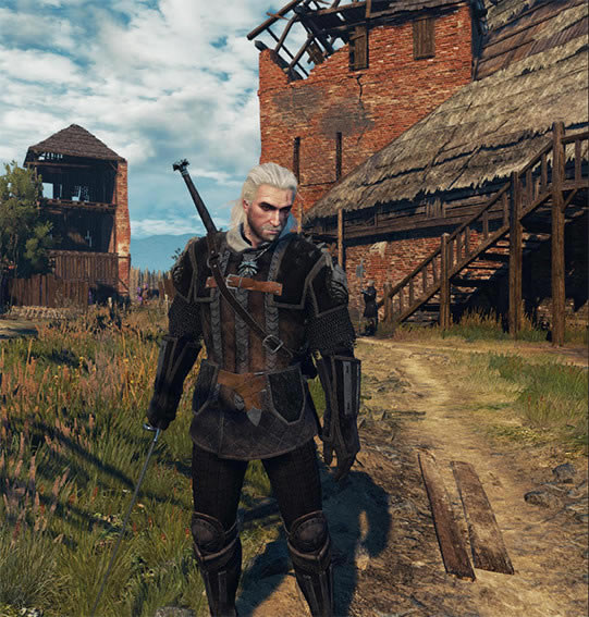 巫师3材质美化MOD_巫师3:狂猎狮鹫学派套装布甲材质美化MOD v1.31 免费版-开心电玩
