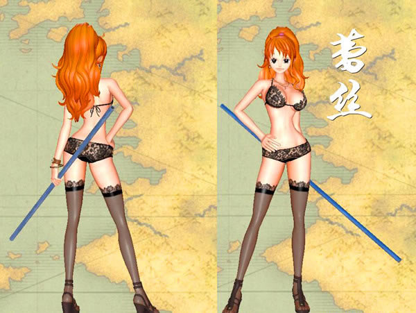 海贼无双3娜美蕾丝MOD _海贼王无双3娜美蕾丝MOD Texmod版-开心电玩