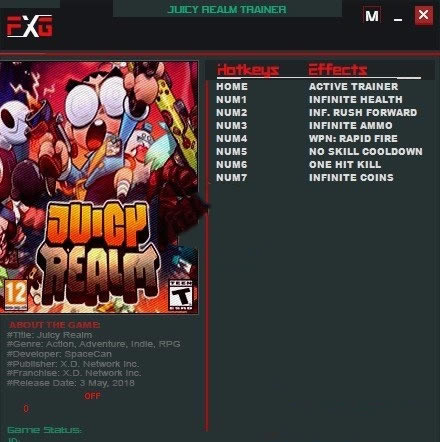 Juicy Realm修改器截图