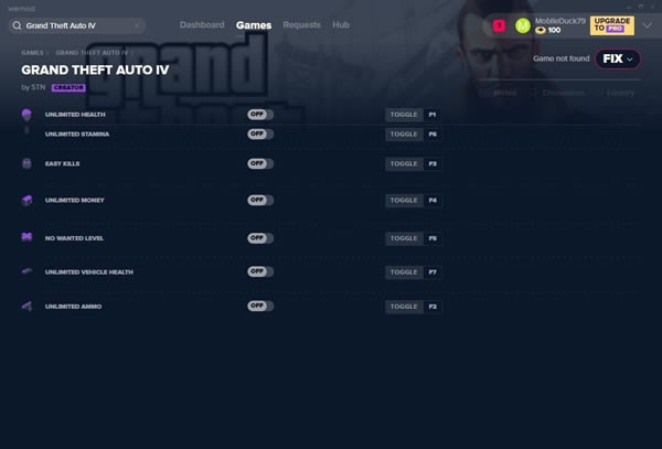 GTA4修改器中文版_GTA4七项修改器 v2019.08.10 风灵月影版-开心电玩