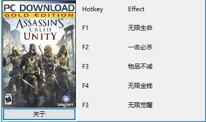 刺客信条大革命全版本修改器截图