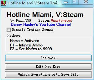 火线迈阿密修改器_火线迈阿密两项修改器 v1.0 Danny350版-开心电玩