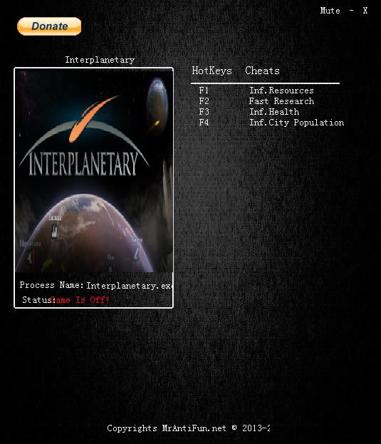 星际炮火修改器_星际炮火四项修改器 v1.0.6426 MrAntiFun版-开心电玩