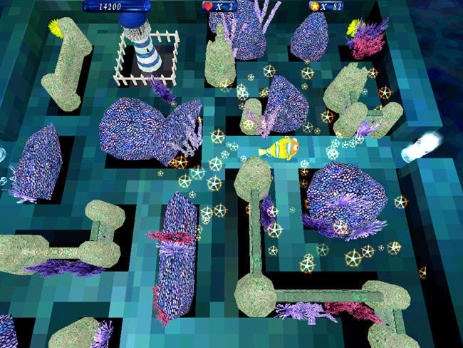 一款吃豆子的游戏-派克鱼下载(Pacfish)绿色硬盘版