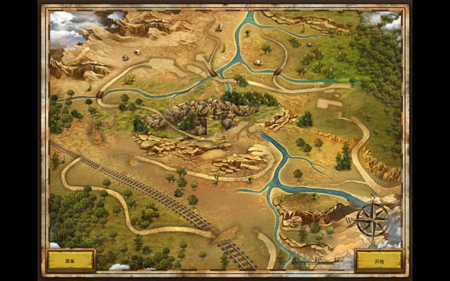 一款隐藏类解谜游戏-淘金之路：西部狂潮下载(GoldenTrails)汉化中文版