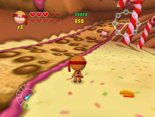 卡通画面的动作游戏-面包忍者下载(Ninjabread Man)绿色硬盘版