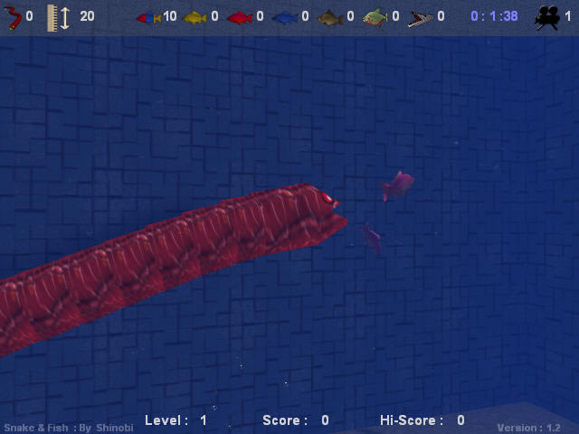 超有难度的贪吃蛇-吞鱼蛇下载(snakefish)绿色破解版