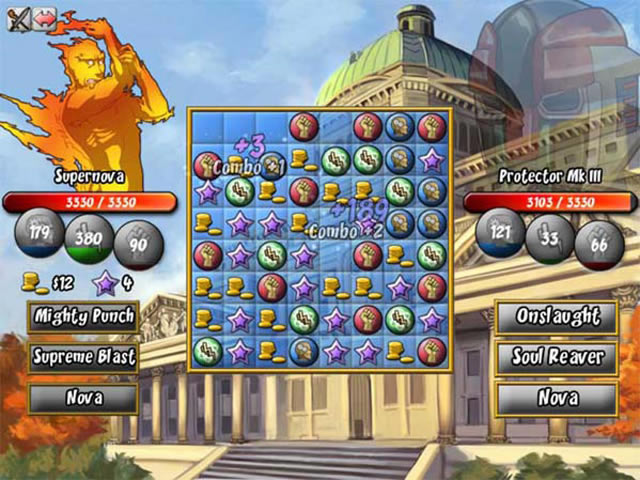 RPG综合消除类游戏-正义力量超级英雄下载(SpandexForceSuperheroU)完美硬盘版