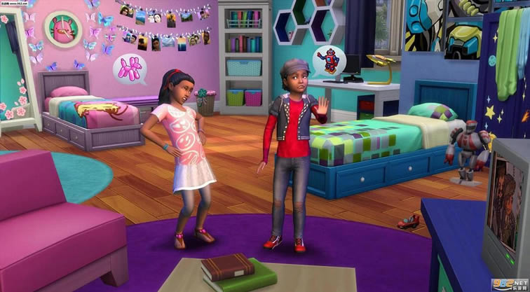 模拟人生4童乐房间中文免安装版下载-模拟人生4:童乐房间下载PC破解版