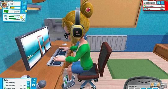 油管主播的生活中文版游戏下载-油管主播的生活下载PC破解版