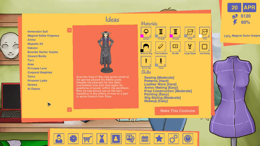 Cosplay制造者汉化中文版下载-Cosplay制造者下载破解版