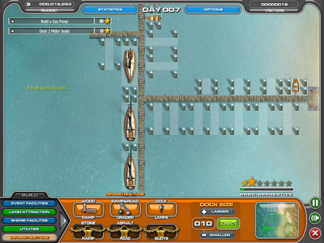 优达海滨码头大亨下载建立豪华的海滨码头