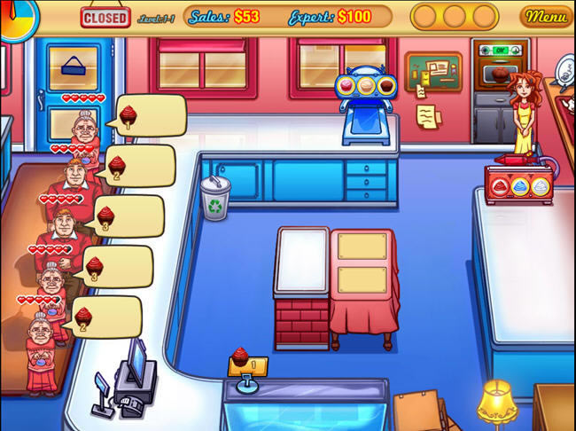 经营小点心的游戏-蛋糕咖啡店下载(CupcakeCafe)绿色英文版