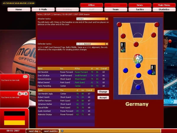 FIBA篮球经理2008下载(FIBA Basketball Manager 2008 ) 英文免安装版