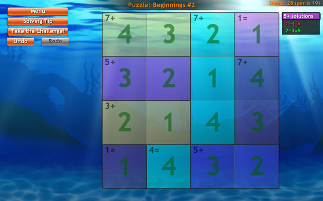 结合数独和解谜的新游戏-逻辑方块下载(Everyday Genius Square Logic)英文硬盘版