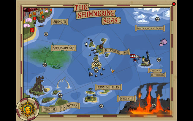 风格独特的线性塔防类游戏-僵尸海盗下载(ZombiePirates)绿色硬盘版