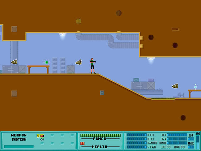 美国玩家独立完成的游戏-艾吉下载(Iji)英文硬盘版