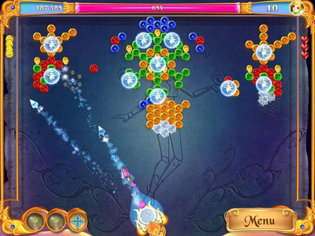 画面非常唯美泡泡龙游戏-珍宝仙子2下载(Fairy Jewels 2)绿色破解版