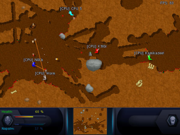 虫虫大战下载(openlierox)硬盘版