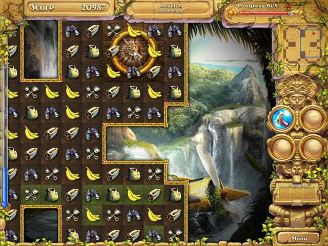 失落的印加预言2:空心岛下载(简单而又不失挑战的消除游戏)