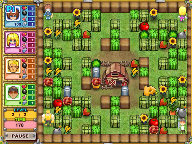 超级经典的炸弹人游戏-Q版泡泡堂3下载(paopaotang)pc硬盘版