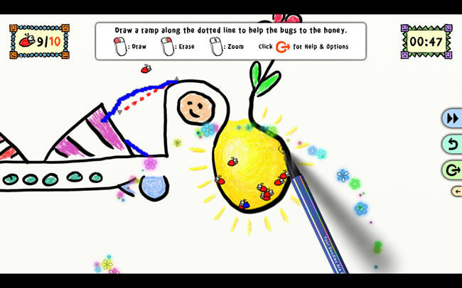 一只神奇魔笔的游戏-魔笔涂鸦下载(YourDoodlesAreBugged)绿色硬盘版