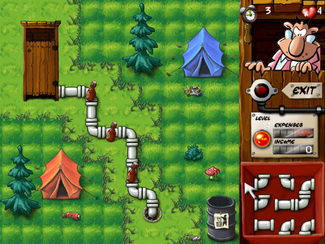 PC超热门益智游戏-疯狂水管工下载(Pipe Mania)绿色破解版