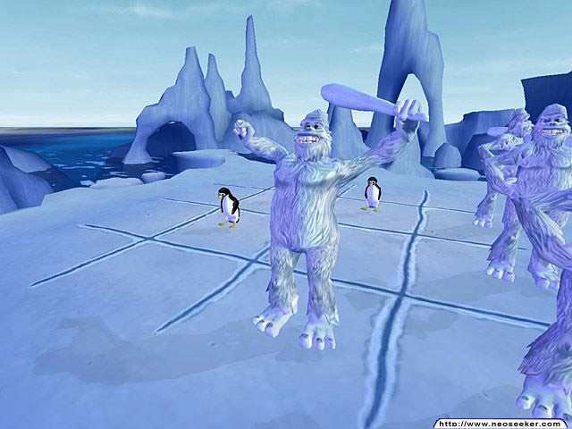 风靡全球各年龄玩家的Flash经典游戏-打企鹅:北极冒险下载(Yetisports Arctic Adventures)英文硬盘版