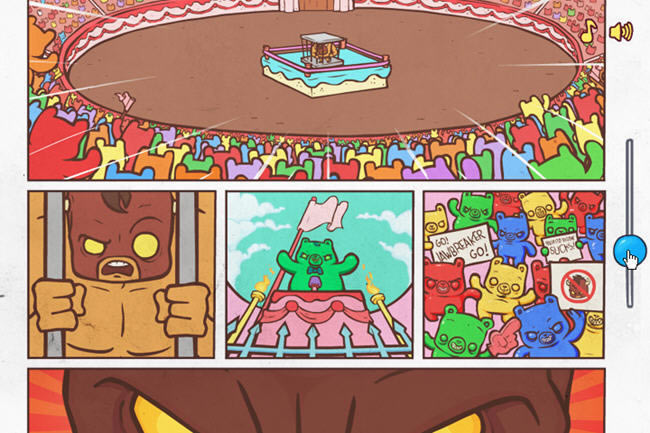 超级搞笑的弹射游戏-捲餅野牛大戰軟糖人下载(BurritoBison)