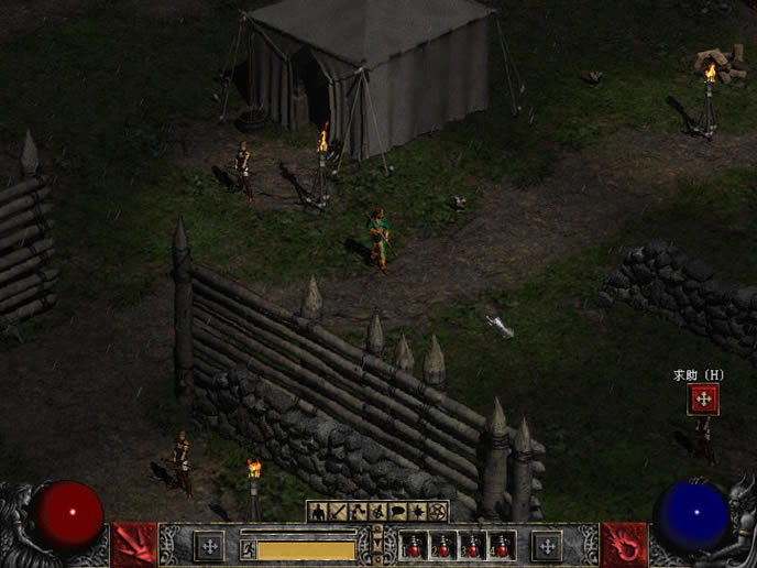 暗黑2 1.14d下载_暗黑破坏神2：毁灭之王 1.14d繁体中文免安装版下载