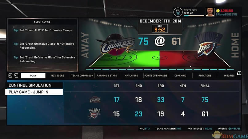 美国职业篮球NBA2K15 GOD版下载（暂未上线）_美国职业篮球NBA2K15下载
